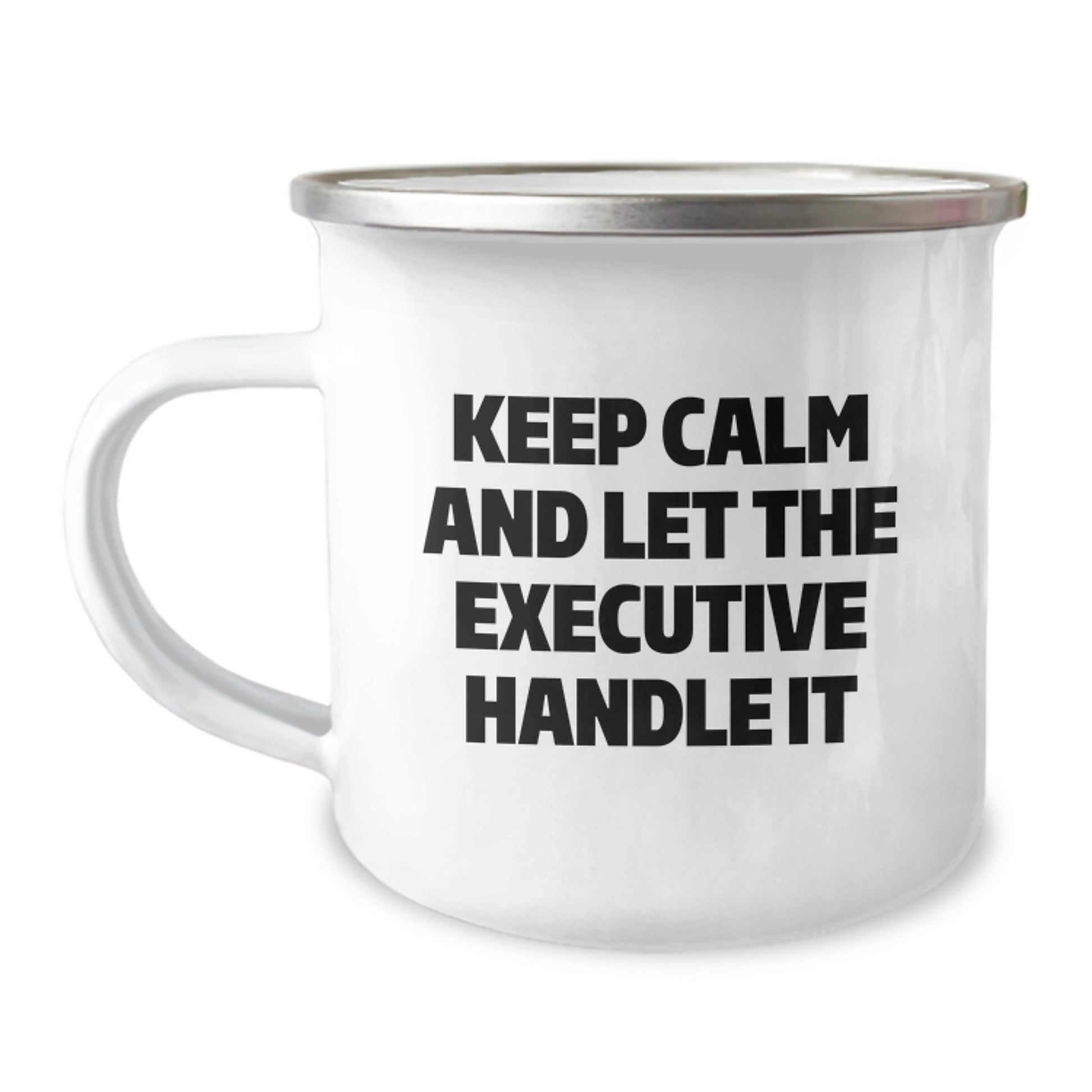 Funny Executive Gifts from Men to Colleagues - Keep Calm And Let The Executive Handle It Christmas Unique Gifts for Executive Men - Image 1