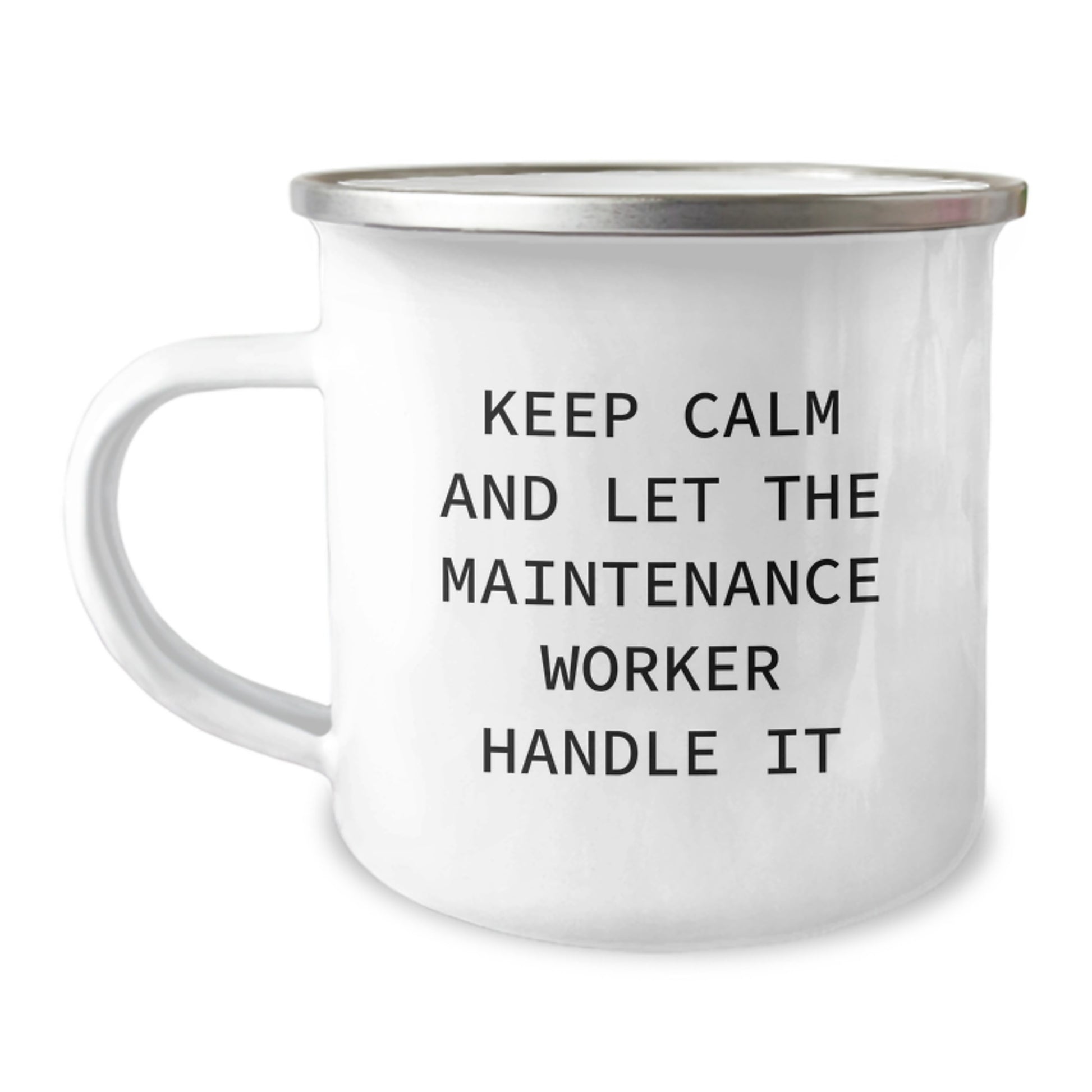 Funny Gifts for Maintenance Workers - 'Keep Calm And Let The Maintenance Worker Handle It' Christmas Unique Gifts for Men from Friends and Family - Image 1
