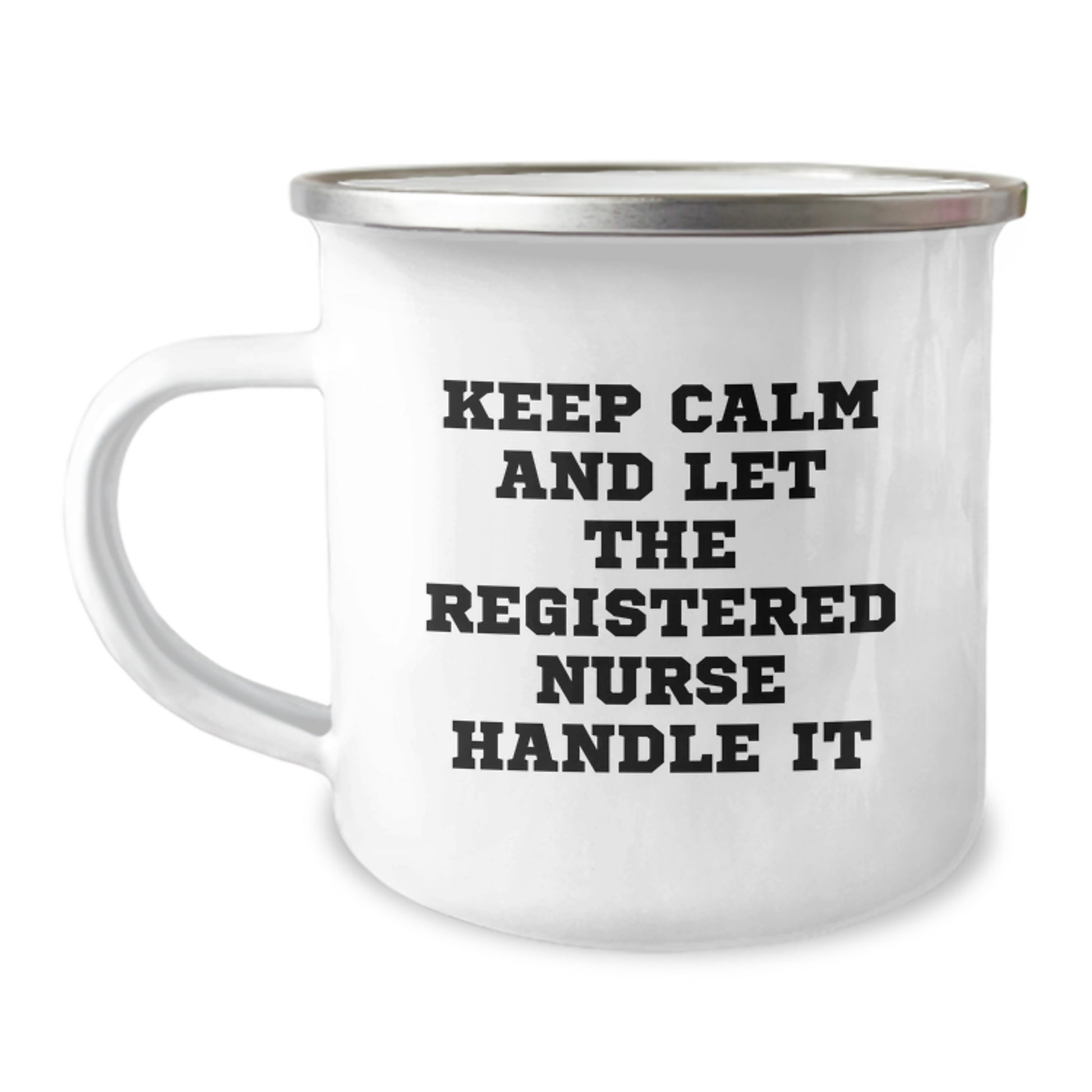Funny Gifts for Registered Nurse, Keep Calm And Let The Registered Nurse Handle It Christmas Unique Gifts from Family Members for Men Women Friends Coworkers - Image 1