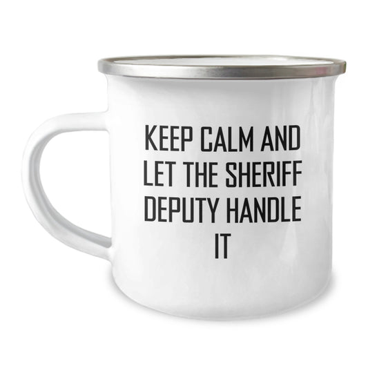 Fun Sheriff Deputy Christmas Unique Gifts from Friends to Sheriff Deputy Men - Image 1