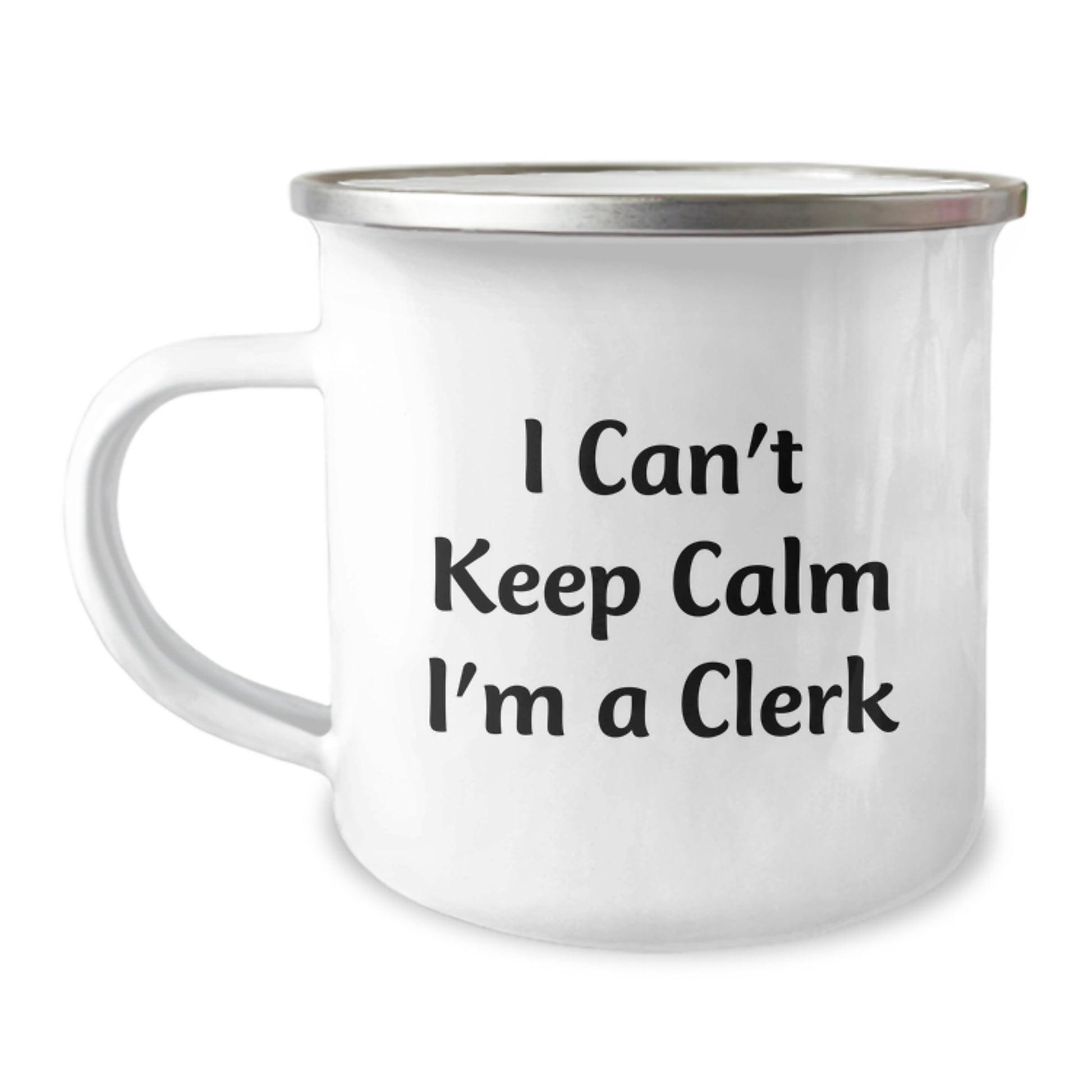 Cute Clerk Gifts Funny I'm A Clerk Camping Mug for Men Women Family Friends - Image 1