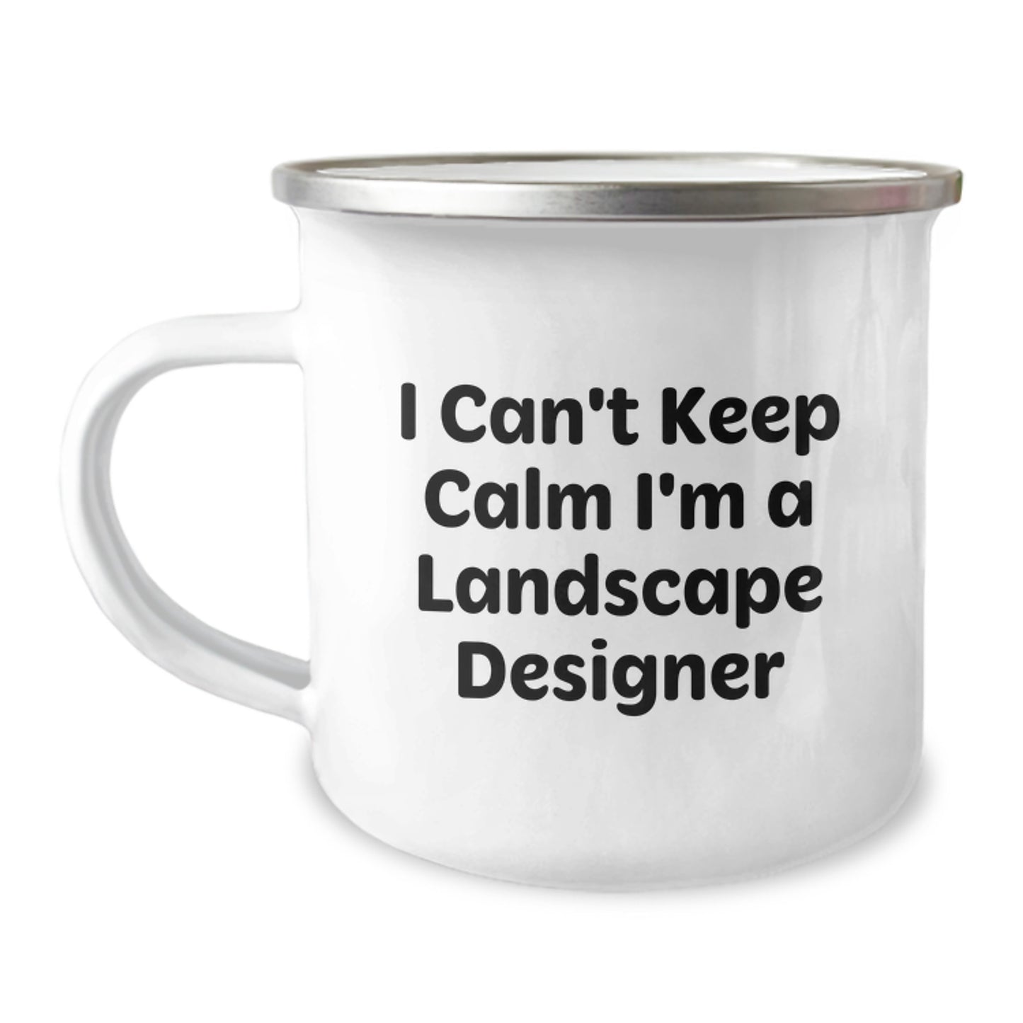 Funny Landscape Designer Gifts for Men, Unique Camping Mug I Can't Keep Calm I'm A Landscape Designer, Birthday Unique Gifts from Friends and Family - Image 1