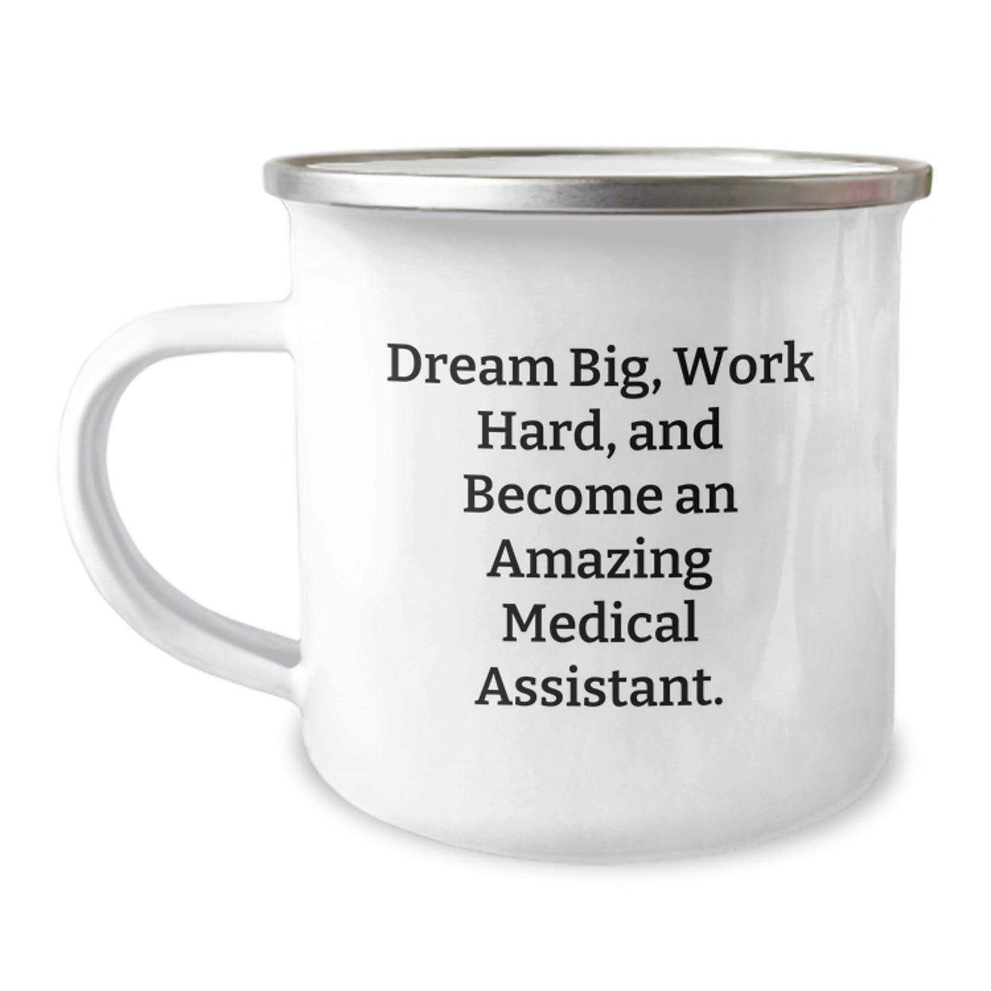 Funny Inspirational Medical Assistant Camping Mug Gifts from Friends for Christmas - Image 1