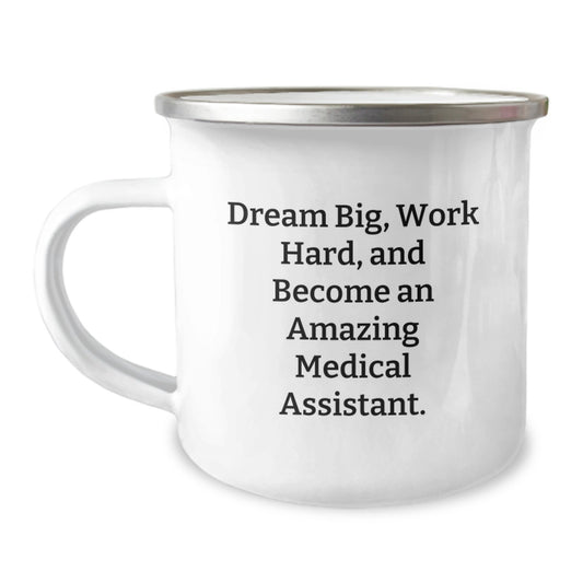 Funny Inspirational Medical Assistant Camping Mug Gifts from Friends for Christmas - Image 1