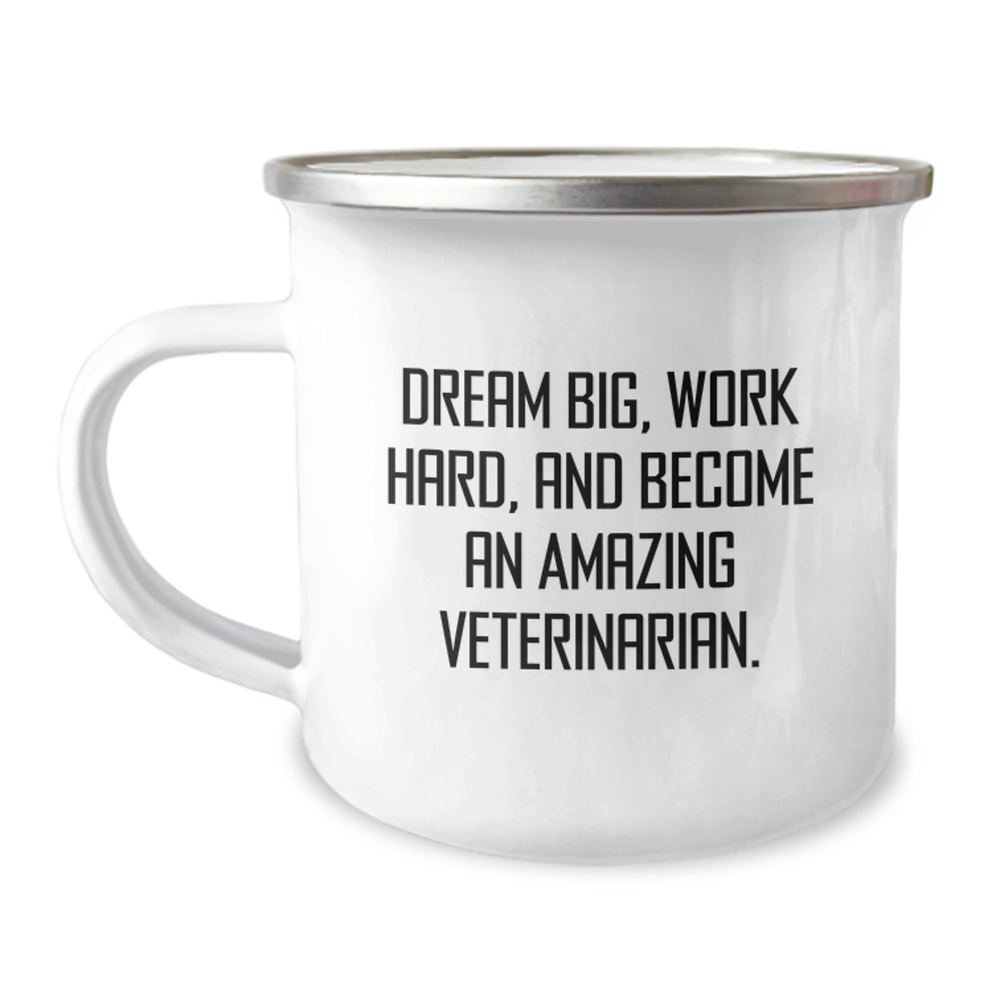 Funny Veterinarian Gifts for Him or Her - Dream Big Inspirational Camping Mug for Men or Women, Perfect Christmas Unique Gifts from Friends to Family - Image 1