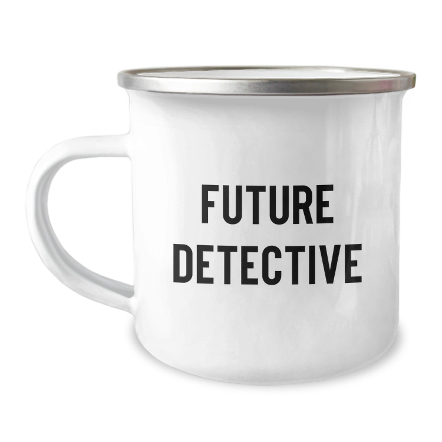 Inspiring Future Detective Gifts from Family for Camping Mug Enthusiasts, Funny Quotes for Men Women Friends, Christmas Unique Presents - Image 1