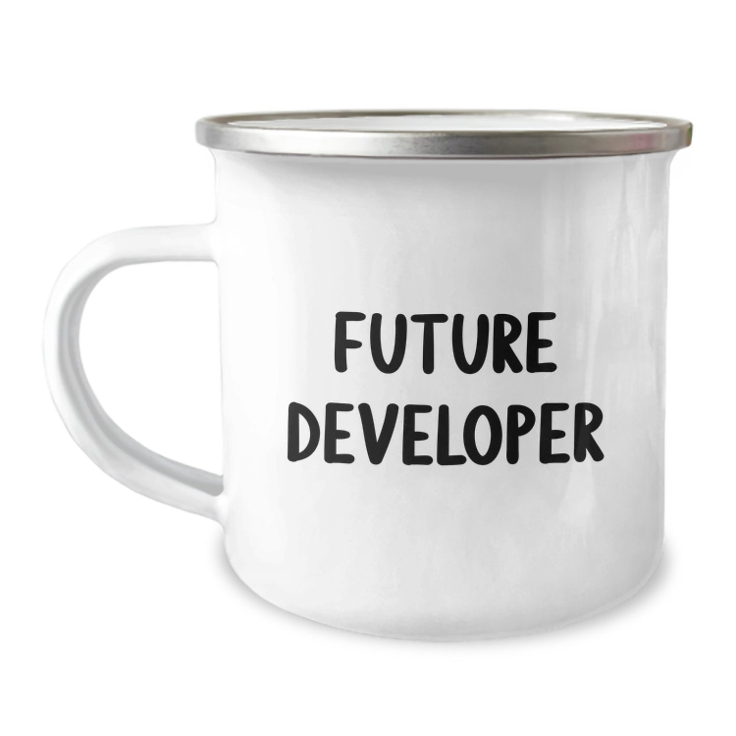 Funny Quotes for Developers, Developer Gifts for Men, Unique Christmas Unique Gifts from Friends, Funny Camping Mug for Future Developer - Image 1