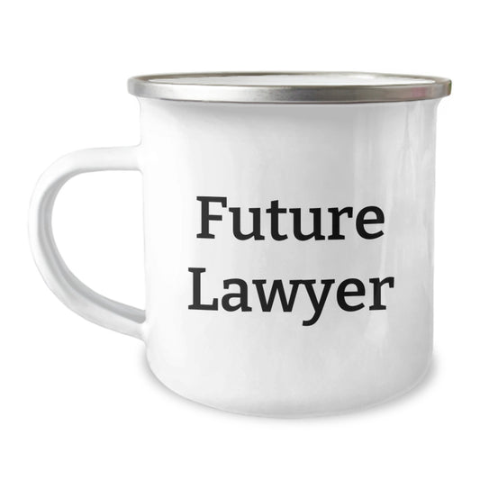 Funny Lawyer Gifts from Friends - Future Lawyer - Camping Mug for Lawyer Men Women Coworkers - Image 1