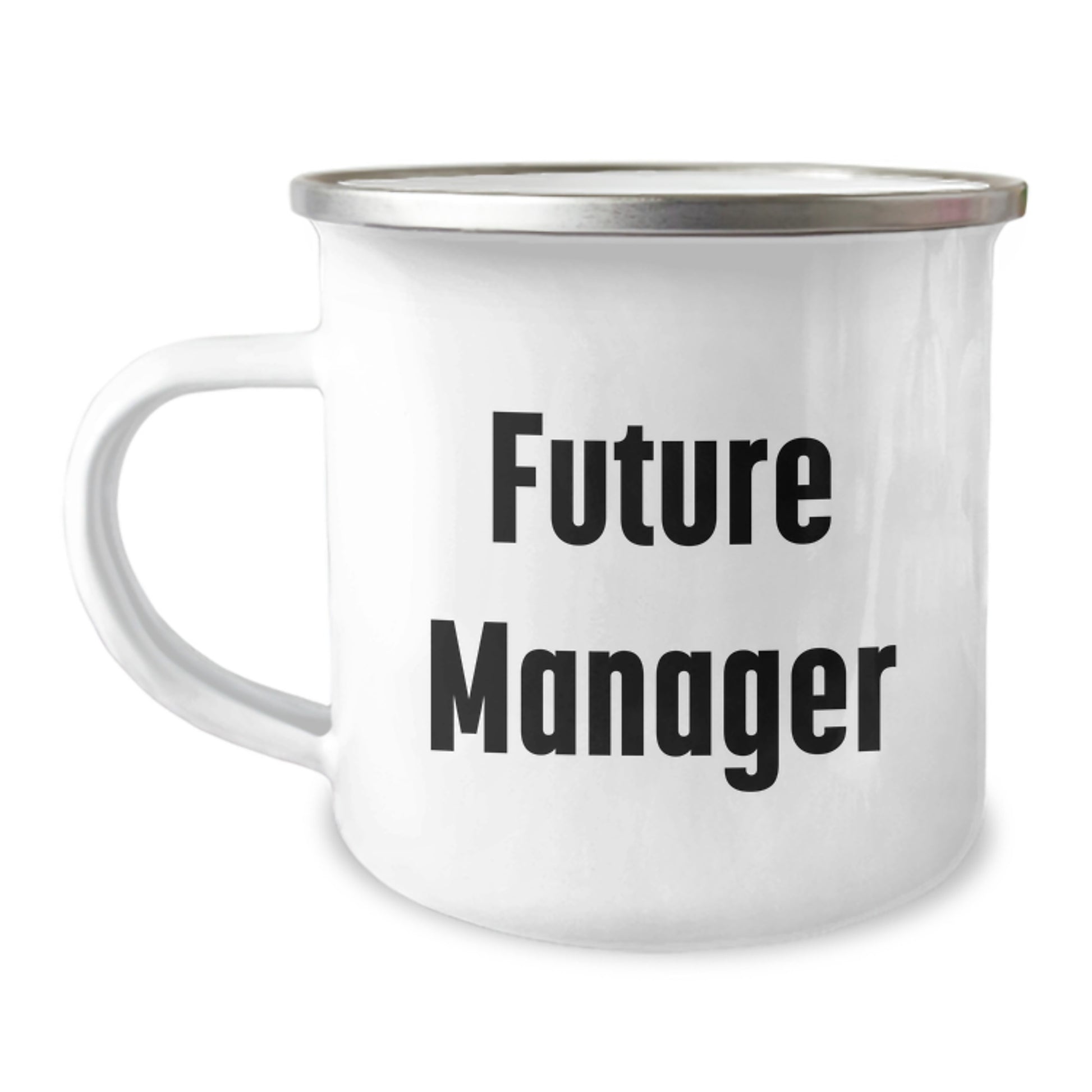Funny Manager Gifts from Friends to Future Managers, Best Camping Mug for Graduation, 'Believe You Can and You're Halfway There' Quote - Image 1