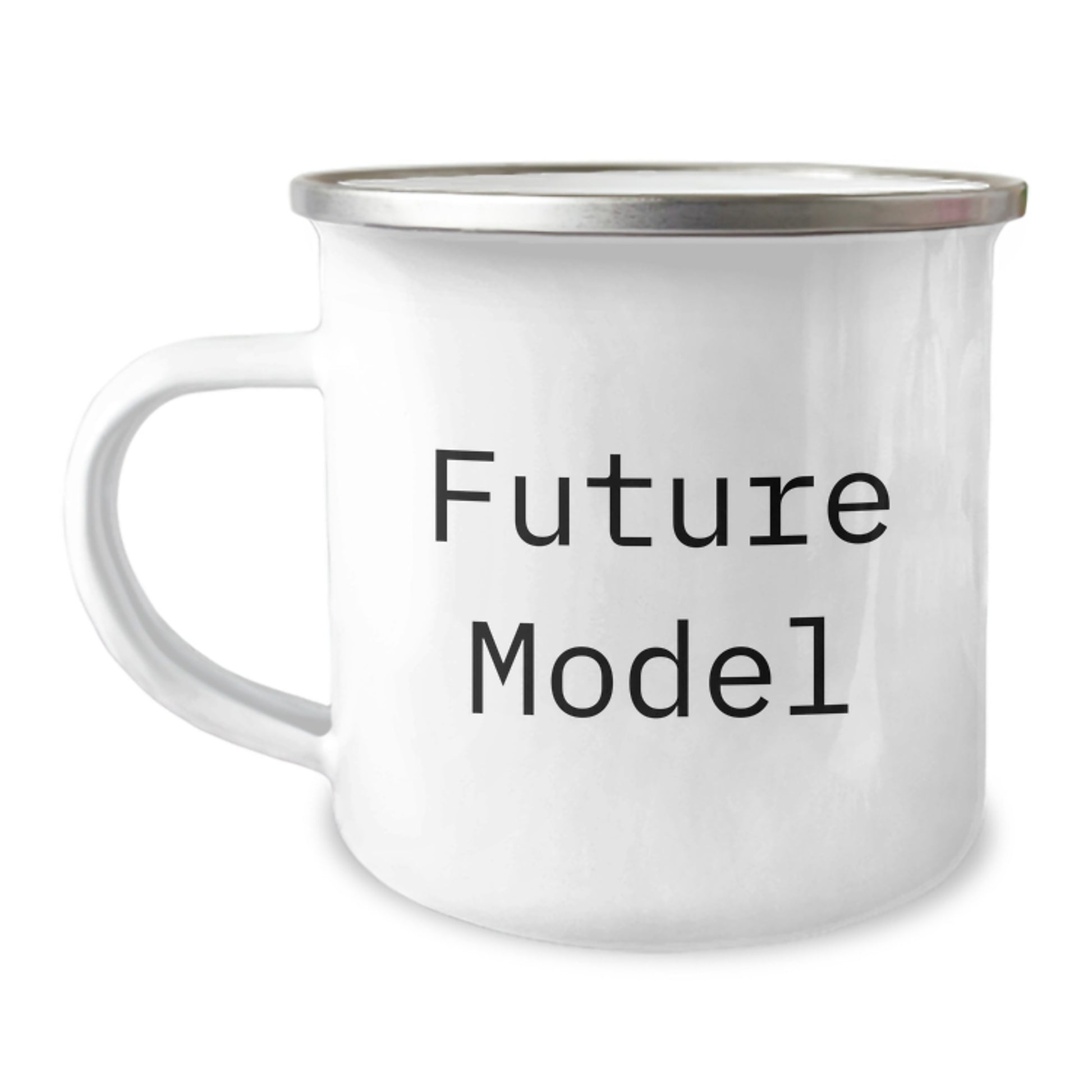 Funny Model Gifts for Graduation - 'You're Not a Model... Yet!' Quote, 12 oz Stainless Steel Camping Mug, Ideal Gifts from Friends or Family - Image 1