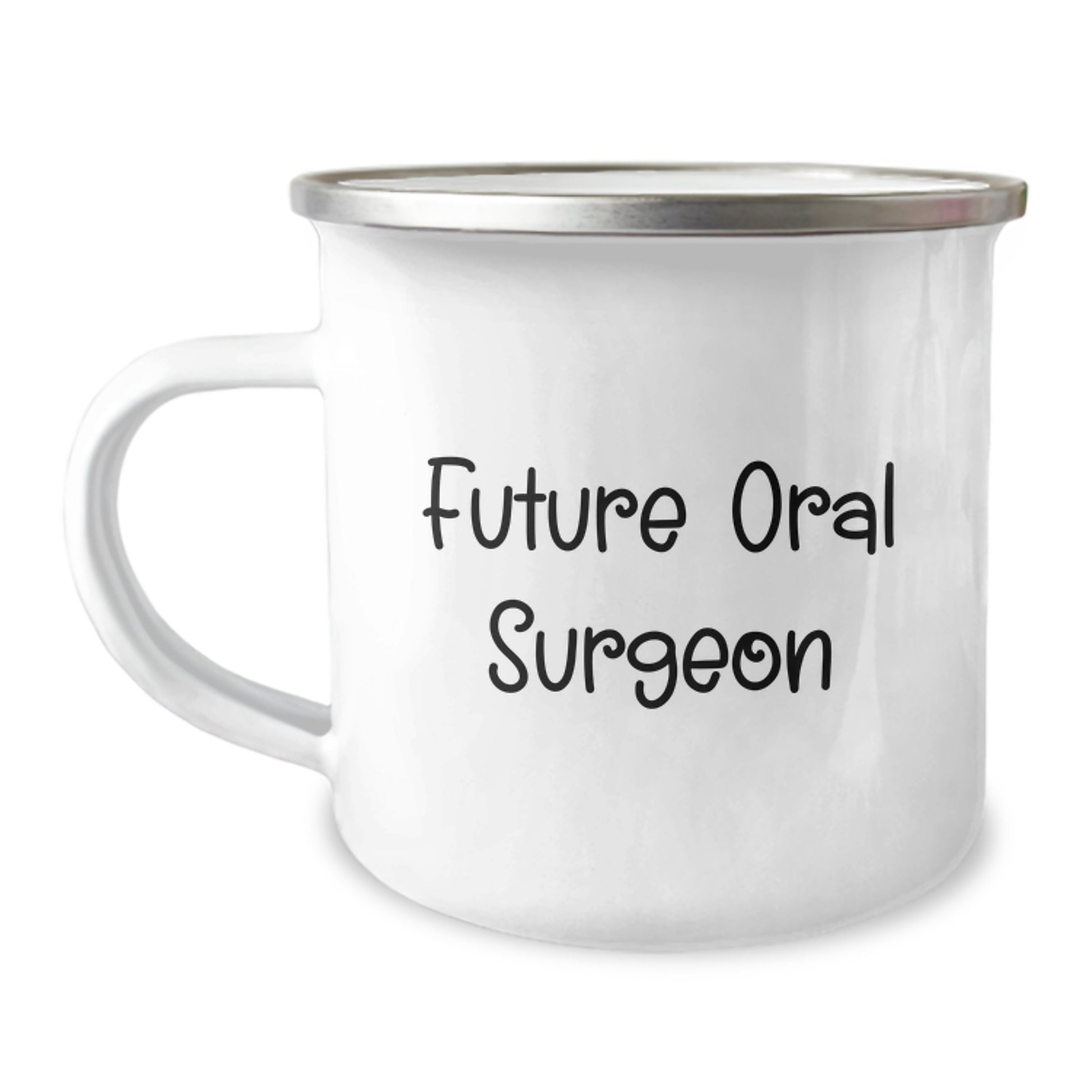 Funny Future Oral Surgeon Gifts from Family for Men Christmas Unique Mugs, Camping Mug with Inspirational Quote - Image 1