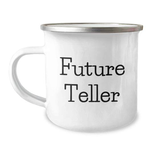 Funny Teller Future Gifts for Men from Family, Unique Graduation Camping Mug, 'You're the Future' Quote - Image 1