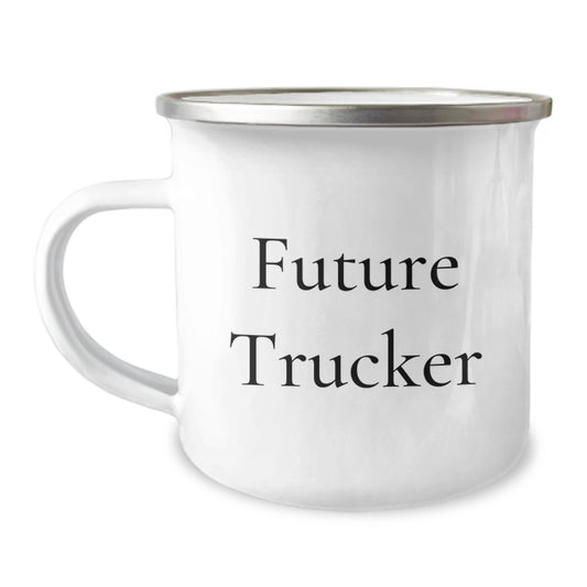 Funny Future Trucker Gifts from Family - Trucker Christmas Unique Gifts for Trucker Friends - Image 1