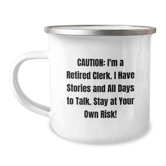 Cute Clerk Gifts from Friends Funny Christmas Unique Mugs for Men - Image 1
