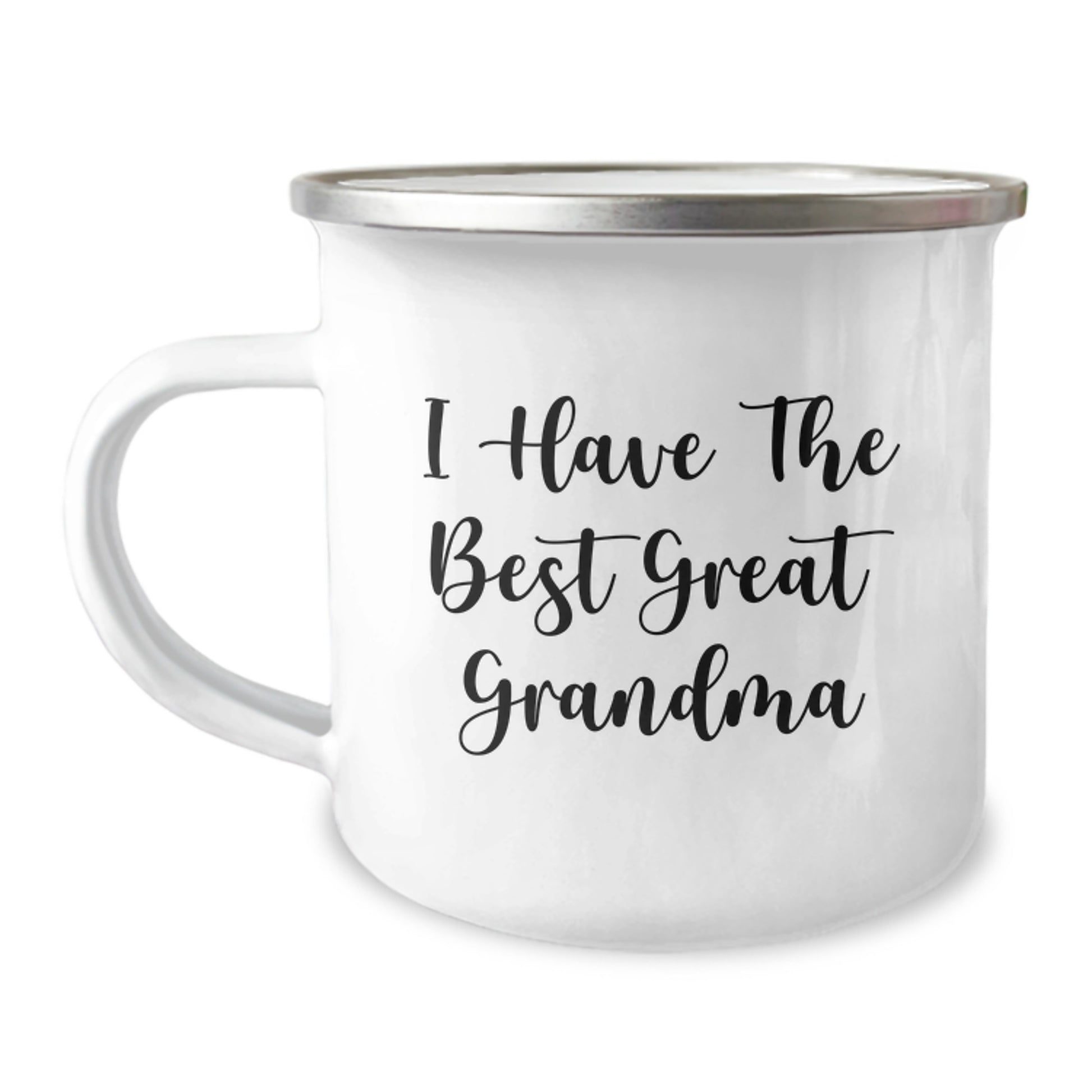 Funny Grandma Gifts from Family, Great Camping Mug for Grandma, I Have The Best Great Grandma Quote - Image 1
