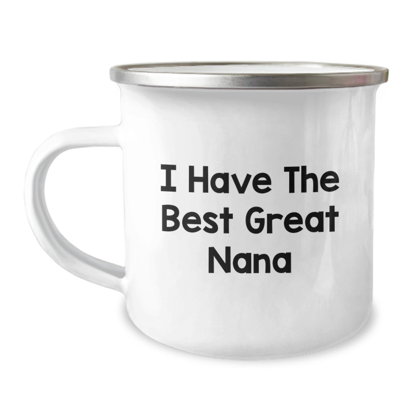Funny Nana Camping Mug, Great Nana Father's Day Unique Gifts from Men to Women, Great Nana Quote for Family and Friends Camping Travel - Image 1