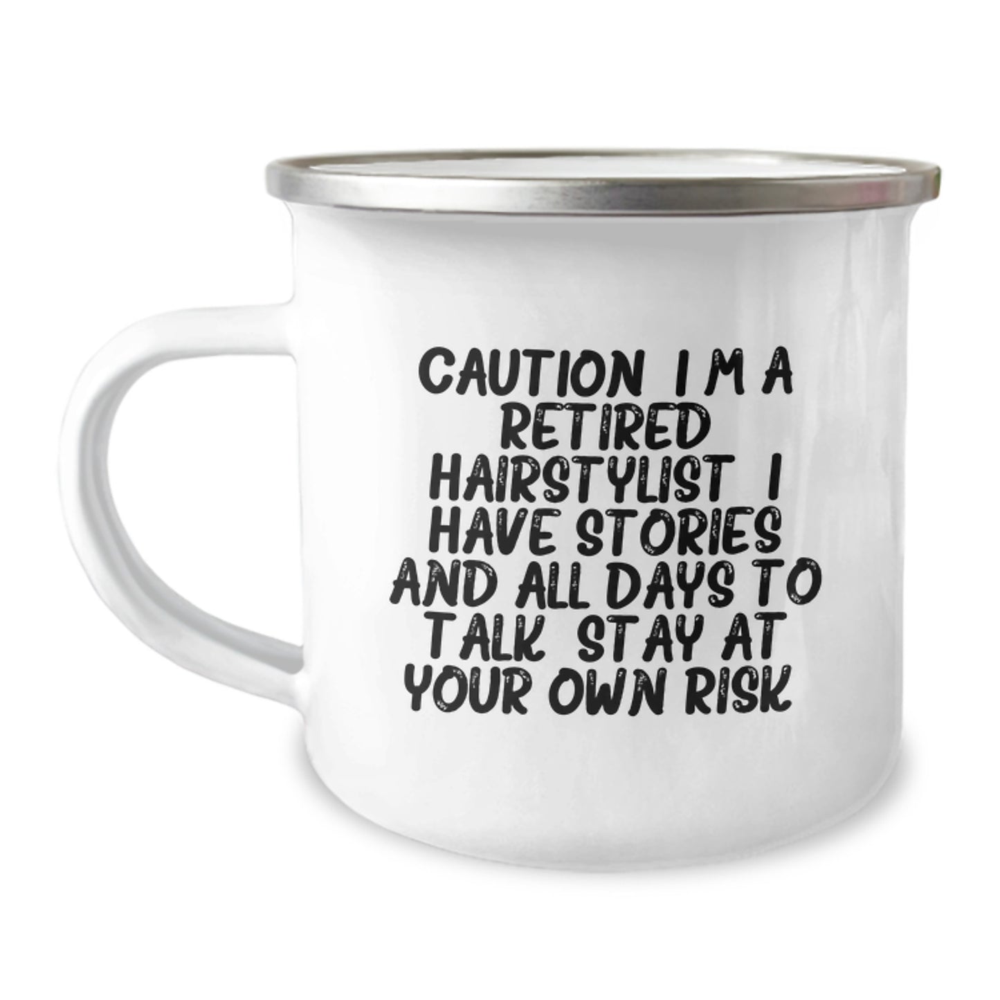 Funny Hairstylist Gifts from Men to Women - Camping Mug for Hairstylist Christmas Unique Ideas - Image 1
