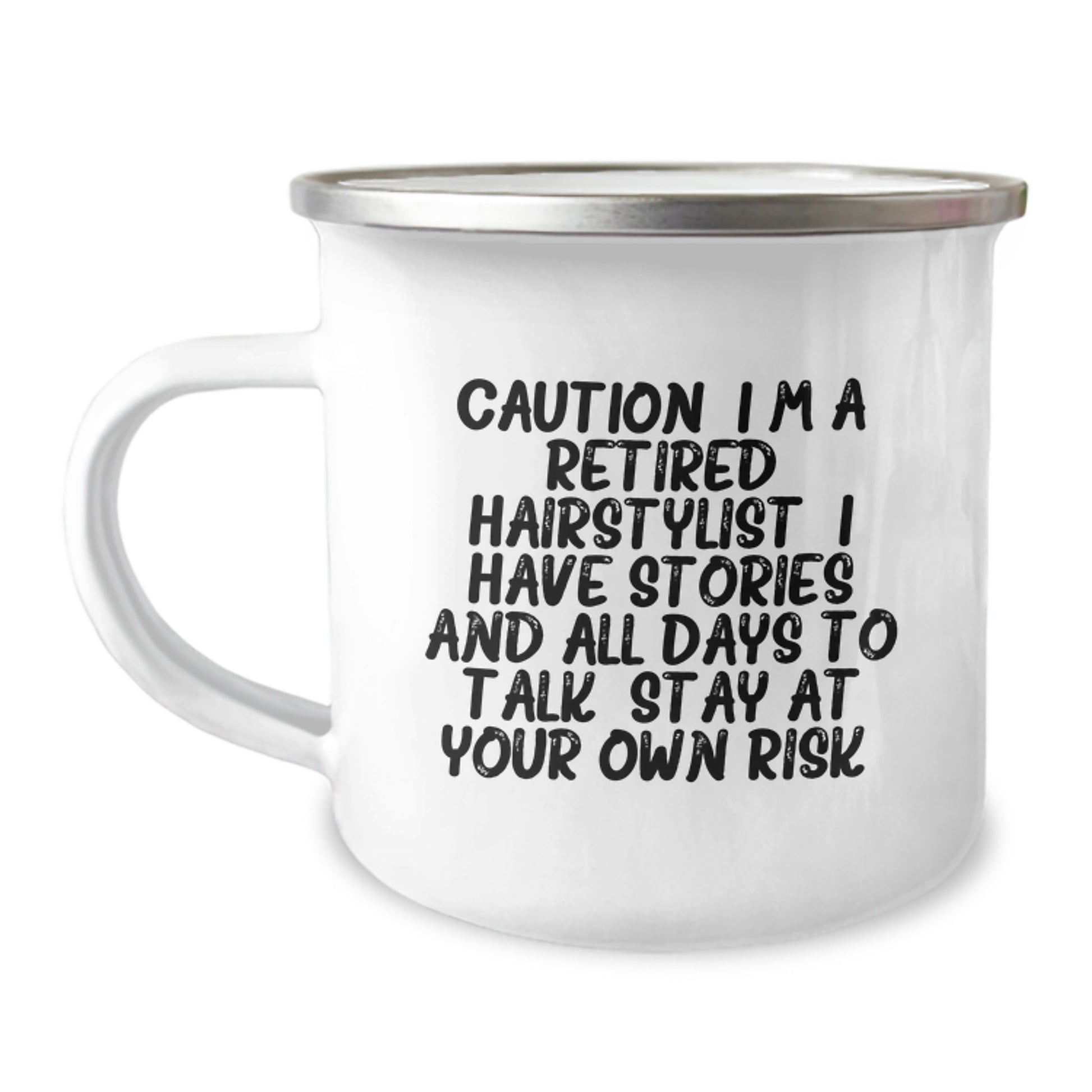 Funny Hairstylist Gifts from Men to Women - Camping Mug for Hairstylist Christmas Unique Ideas - Image 1