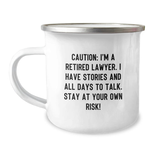 Funny Lawyer Gifts from Friends - Retired Lawyer, I Have Stories, Unique Christmas Unique Gifts for Lawyer - Image 1