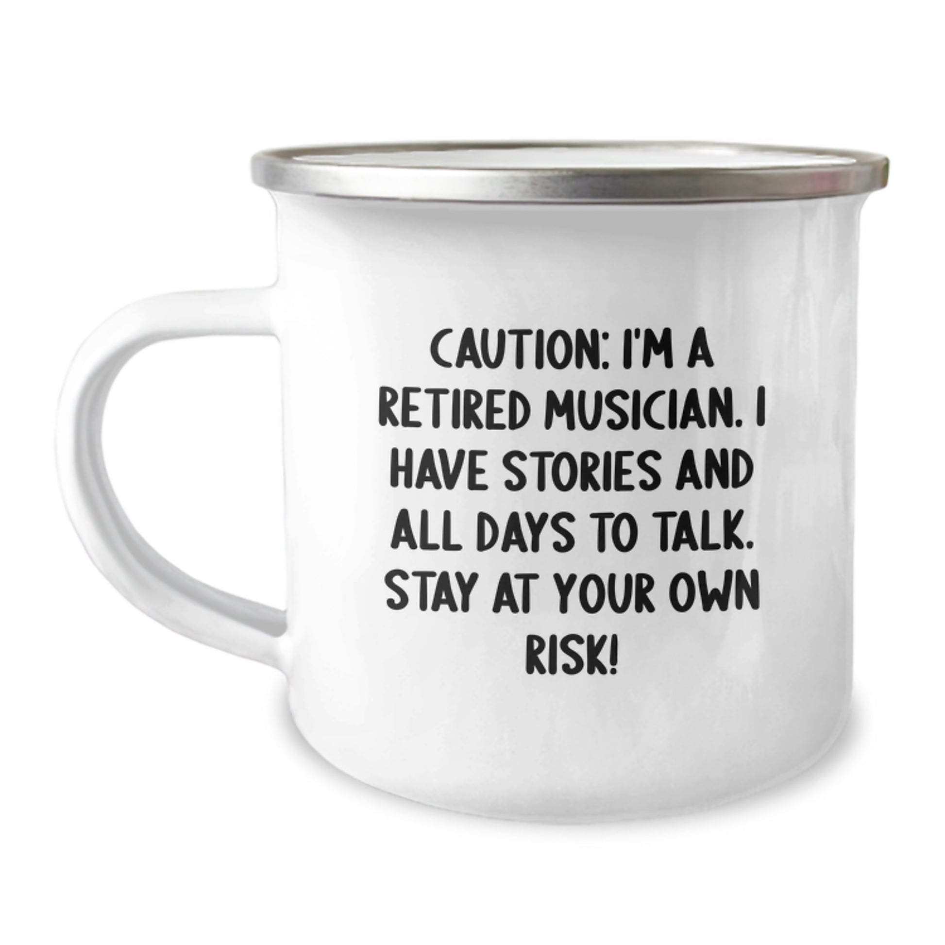 Funny Musician Camping Mug Gifts from Friends and Family for Musician Graduation - Image 1