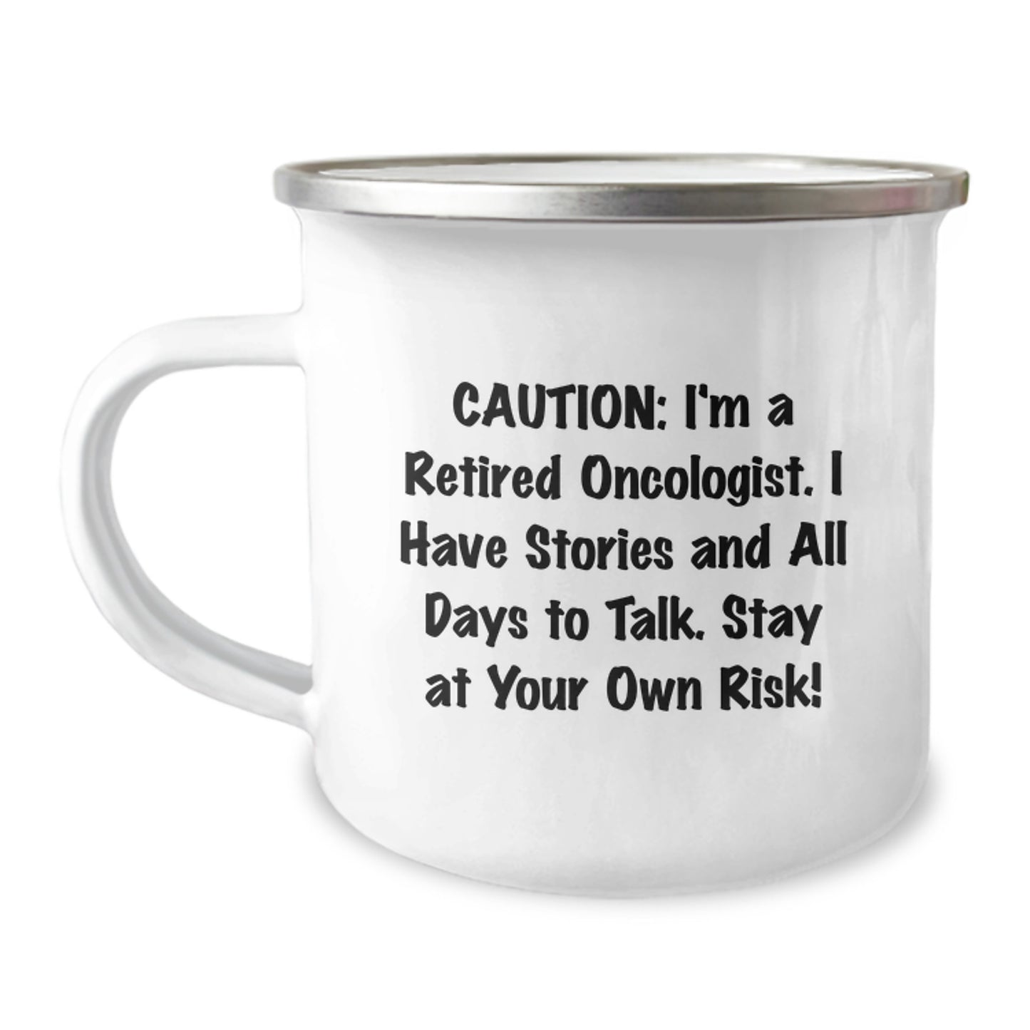 Funny Oncologist Quotes Camping Mug Gifts for Men from Family this Christmas - Image 1