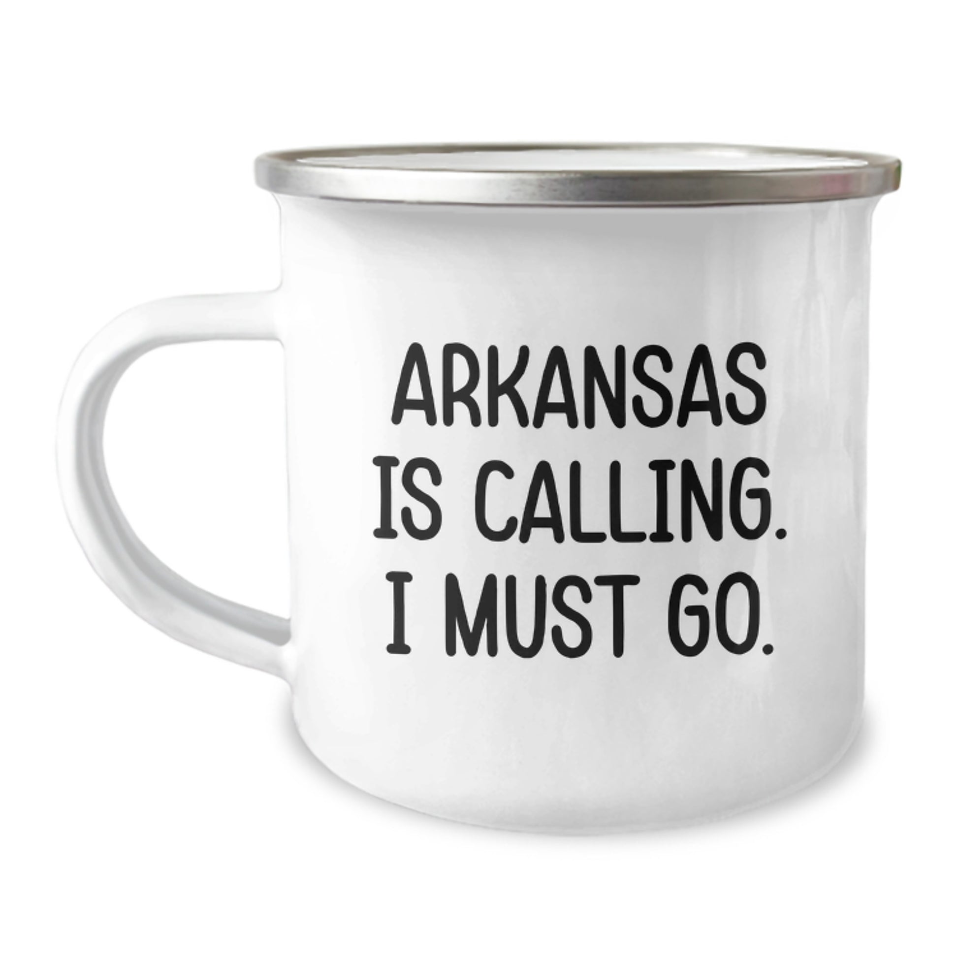 Arkansas Calling Mugs for Friends, Funny Gift from the Natural State for Men and Women, Unique Camping Mug for Christmas - Image 1