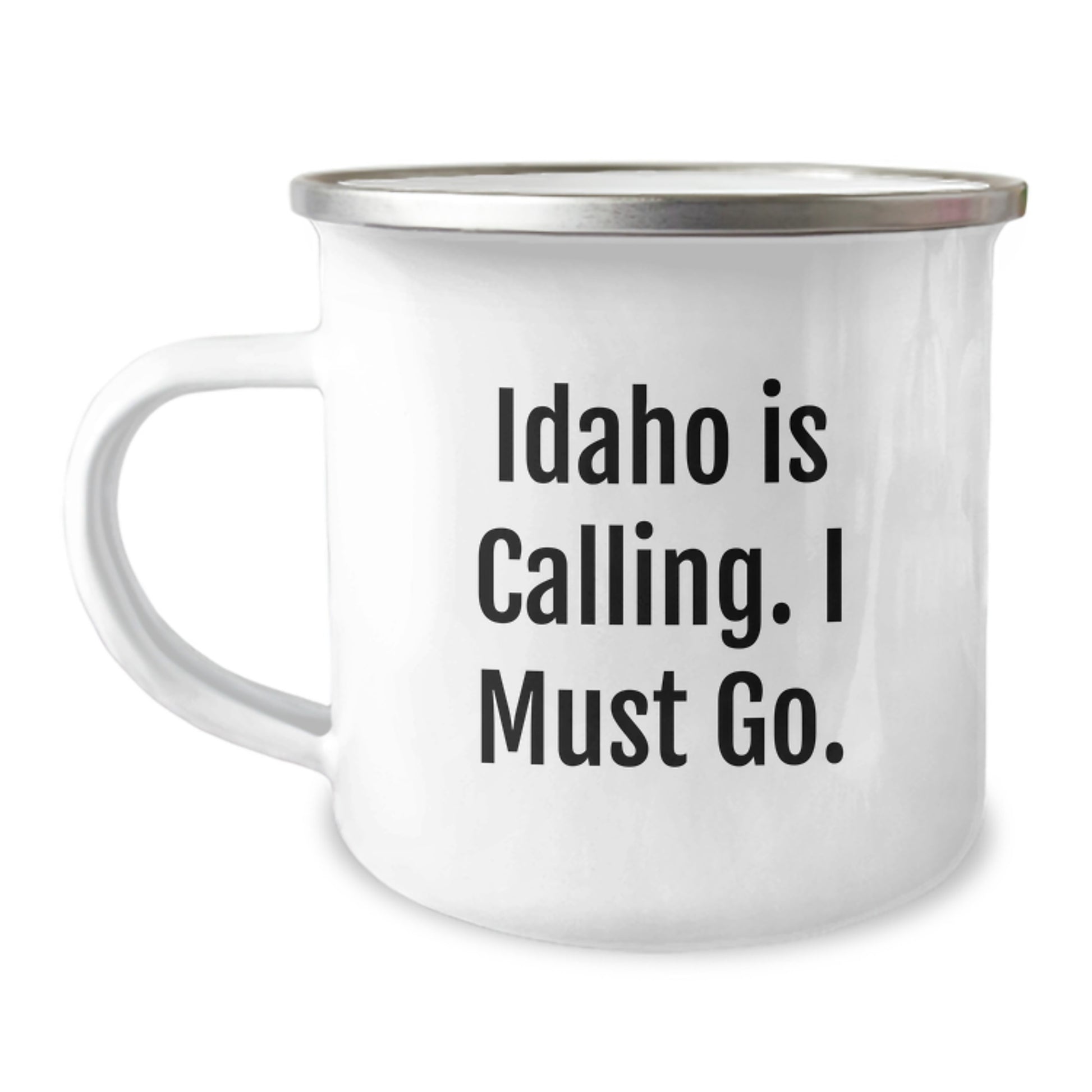 Idaho Gifts for Men Camping Mugs Funny Quote 'Idaho Is Calling. I Must Go.' - Image 1