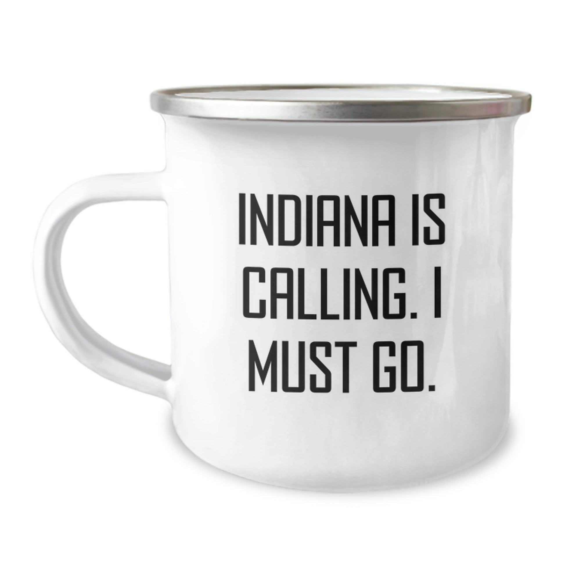 Indiana Camping Mug - Funny Quote Gifts from Friends to Family for Christmas - Image 1