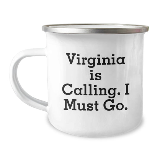 Virginia Calling Gifts for Men, Women, and Friends - Funny Camping Mug, Graduation Unique Gifts from Family, Coworkers, or Friends - Image 1