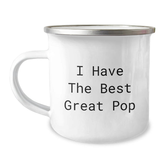 Funny Pop Camping Mug Gifts from Friends for Pop Lovers on Birthday Unique Occasions - I Have The Best Great Pop - Image 1