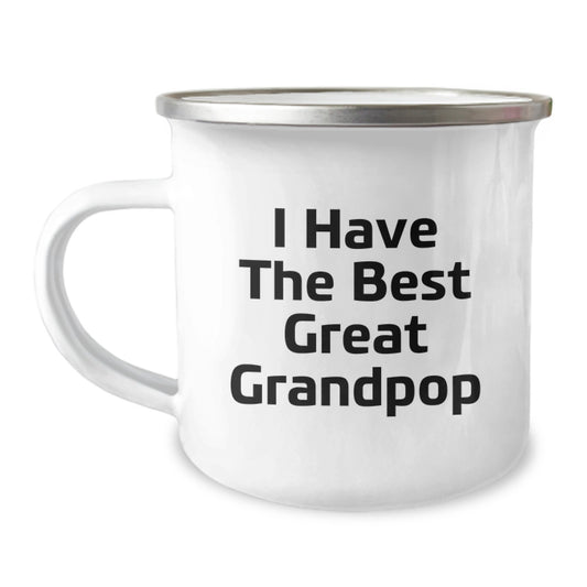 Funny Great Grandpop Birthday Camping Mug Gifts for Grandpop from Family - Image 1