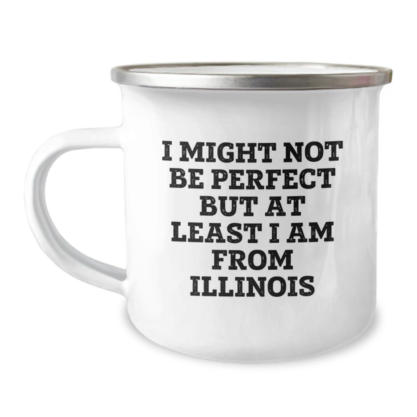 Funny Illinois Camping Mug Gifts from Friends, Family, or Coworkers for Birthday Unique Illinois Proud - Image 1