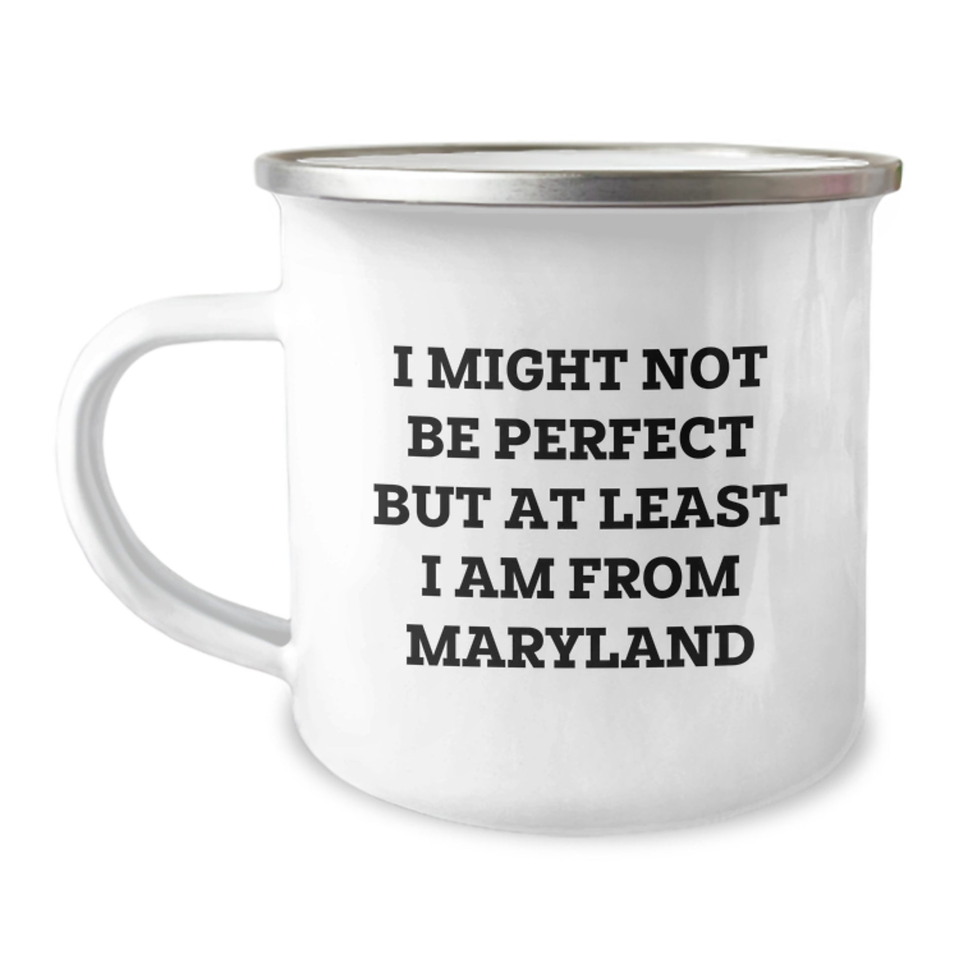 Funny Maryland Gifts from Friends and Family, Camping Mug for Men and Women, Unique Christmas Unique Gifts for Maryland Enthusiasts - Image 1