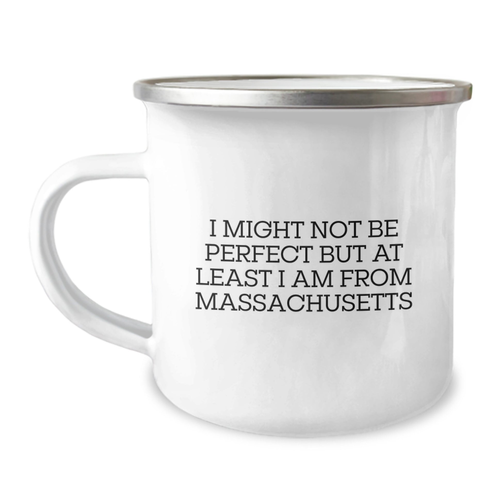 Massachusetts Camping Mug Gifts from Friends and Family for Christmas, Unique Massachusetts Humor Gifts for Massachusetts Men and Women - Image 1