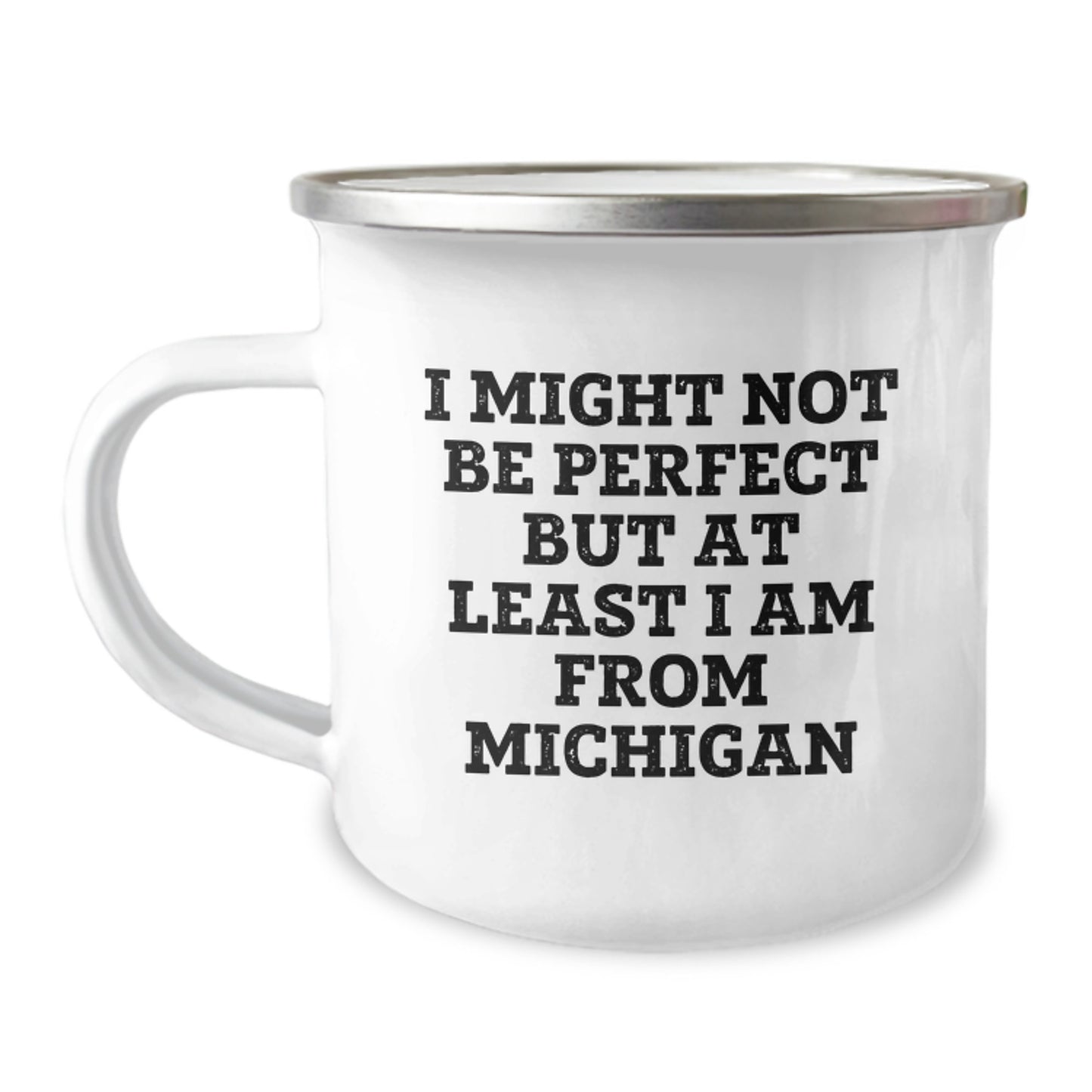 Funny Michigan Gifts from Friends and Family Michigan Camping Mug, Unique Christmas Unique Gifts for Men Women from the Great Lakes State - Image 1