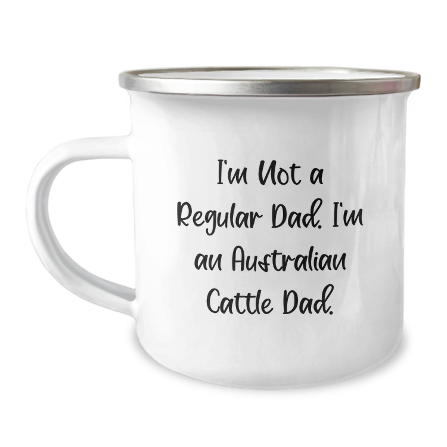 Australian Cattle Dog Funny Mugs, Gifts from Dad, Gifts for Australian Cattle Dog Lovers, Camping Mug for Graduation Unique Gifts - Image 1