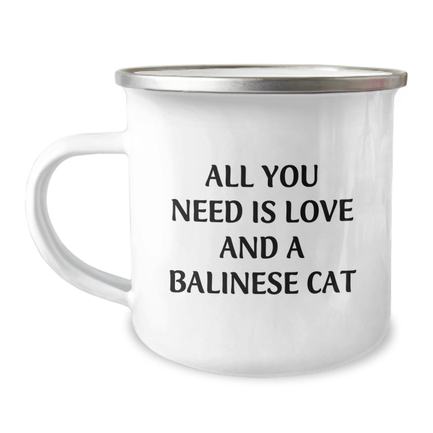 Funny Balinese Cat Camping Mugs, Gifts from Family for Balinese Cat Lovers on Christmas Unique Gifts - Image 1