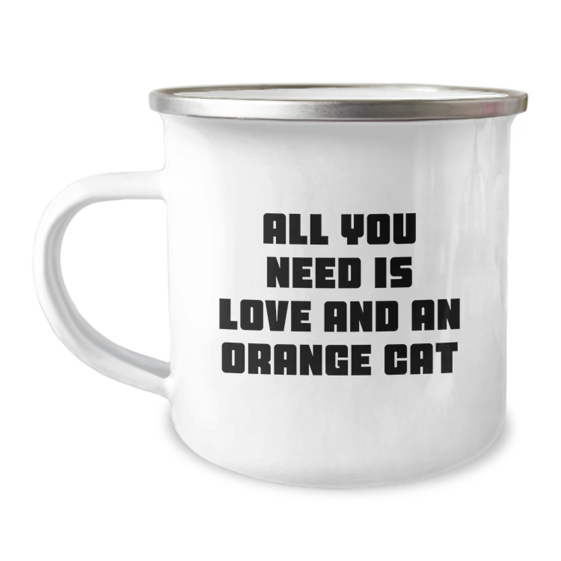 Unique Orange Cat Camping Mug Gifts from Friends, Men, Women, Family, Orange Cat Lovers, for Christmas Unique Gifts - Image 1