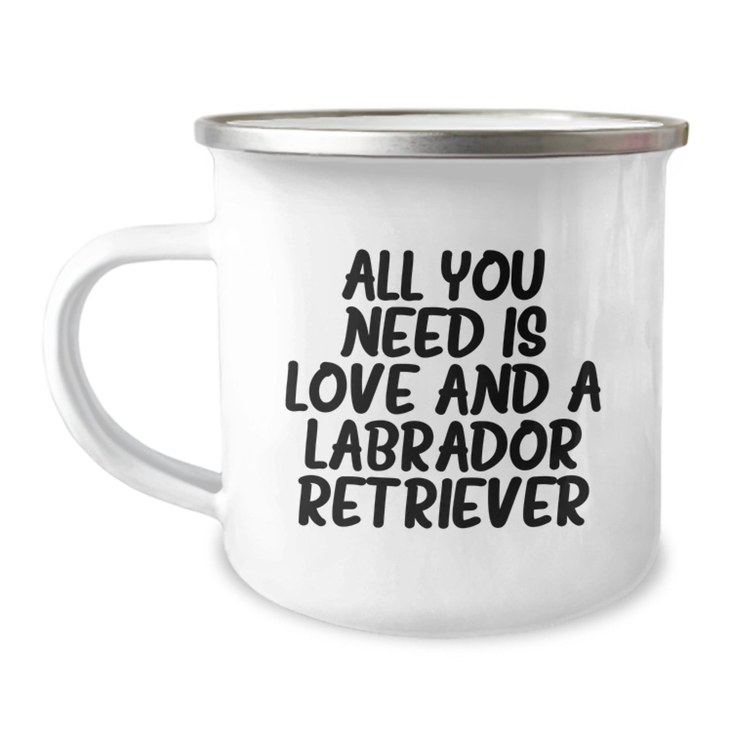 Labrador Retriever Dog Christmas Unique Gifts from Friends - All You Need Is Love And A Labrador Retriever Funny Quote Camping Mug for Men Women Family - Image 1