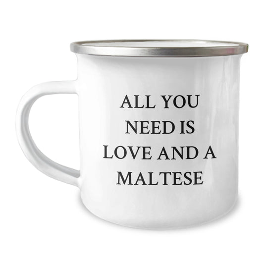 Funny Maltese Dog Lover Gifts from Friends to Family for Christmas Unique - Image 1
