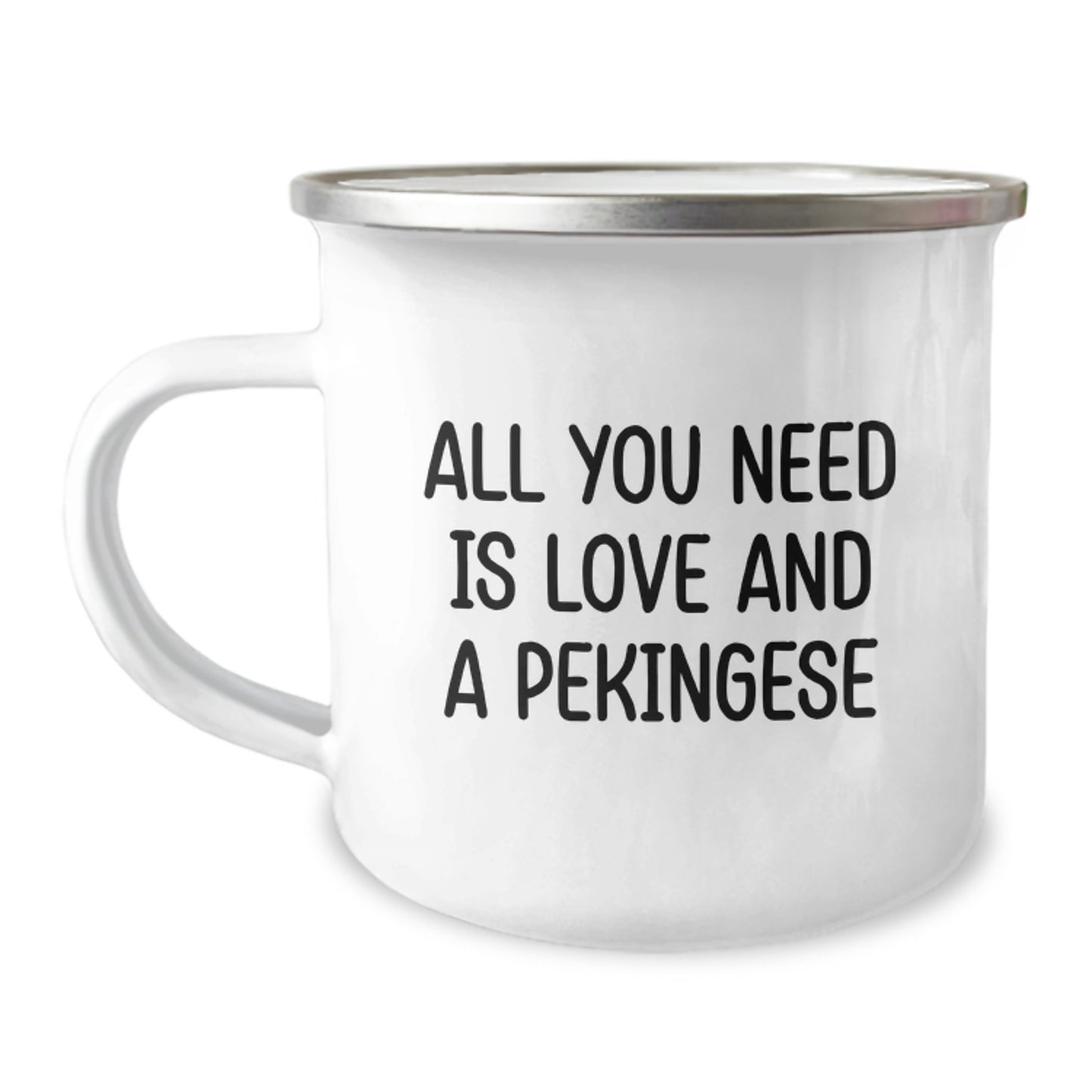 Funny Pekingese Dog Camping Mugs Gifts from Men Friends to Women Pekingese Dog Owners, Christmas Unique Gifts - Image 1