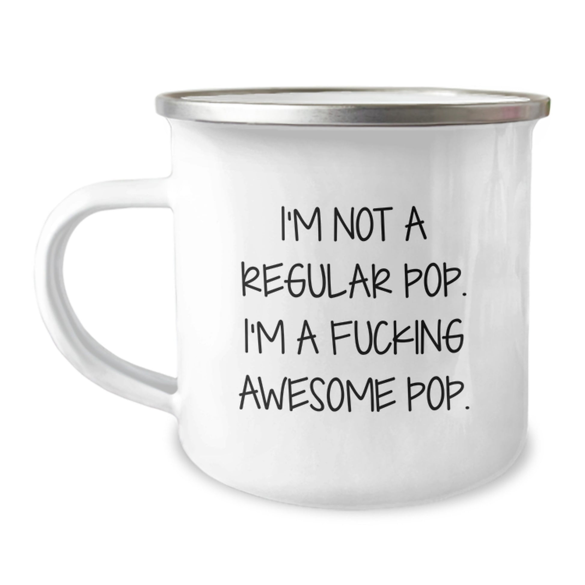 Funny Pop Gifts for Friends from Pop Lovers, Camping Mug for Graduation Unique Gifts - Image 1