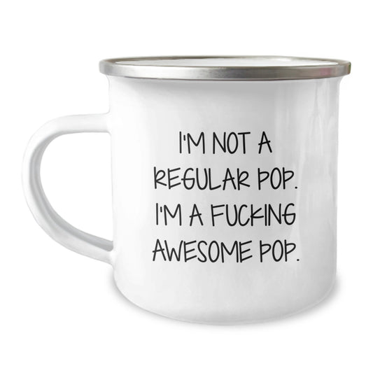 Funny Pop Gifts for Friends from Pop Lovers, Camping Mug for Graduation Unique Gifts - Image 1