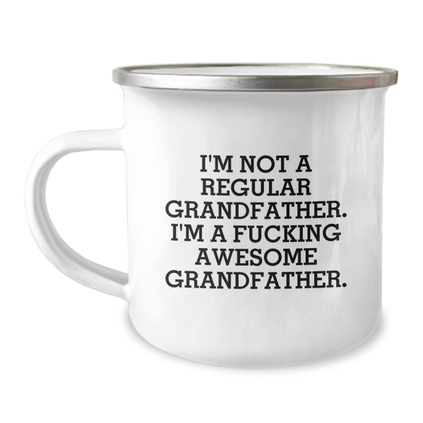 Funny Grandfather Gifts for Men - I'm A F--king Awesome Grandfather Camping Mug, Gifts from Men to Grandfather, Perfect for Christmas Unique Gifts - Image 1