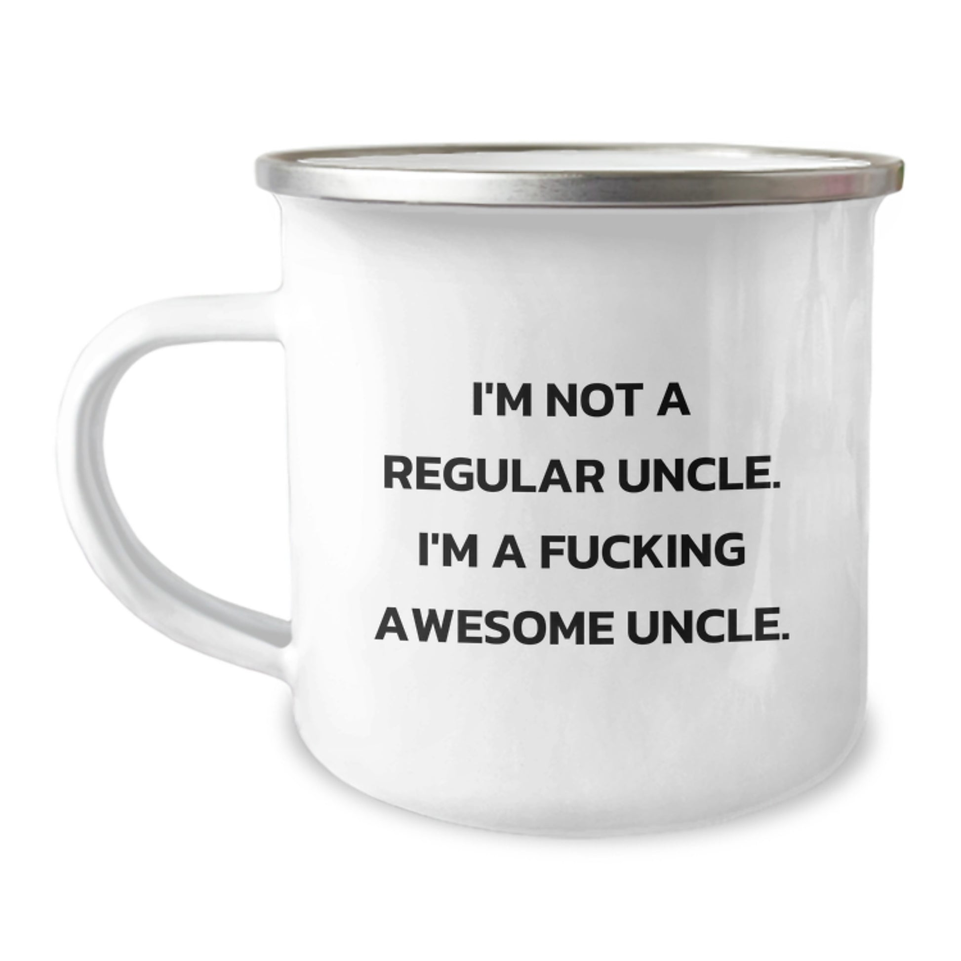 Funny Uncle Christmas Unique Gifts for Men, I'm Not A Regular Uncle, Camping Mug, Unique Gifts from Friends to Uncle, for Uncle's Birthday, Christmas Unique Gifts - Image 1