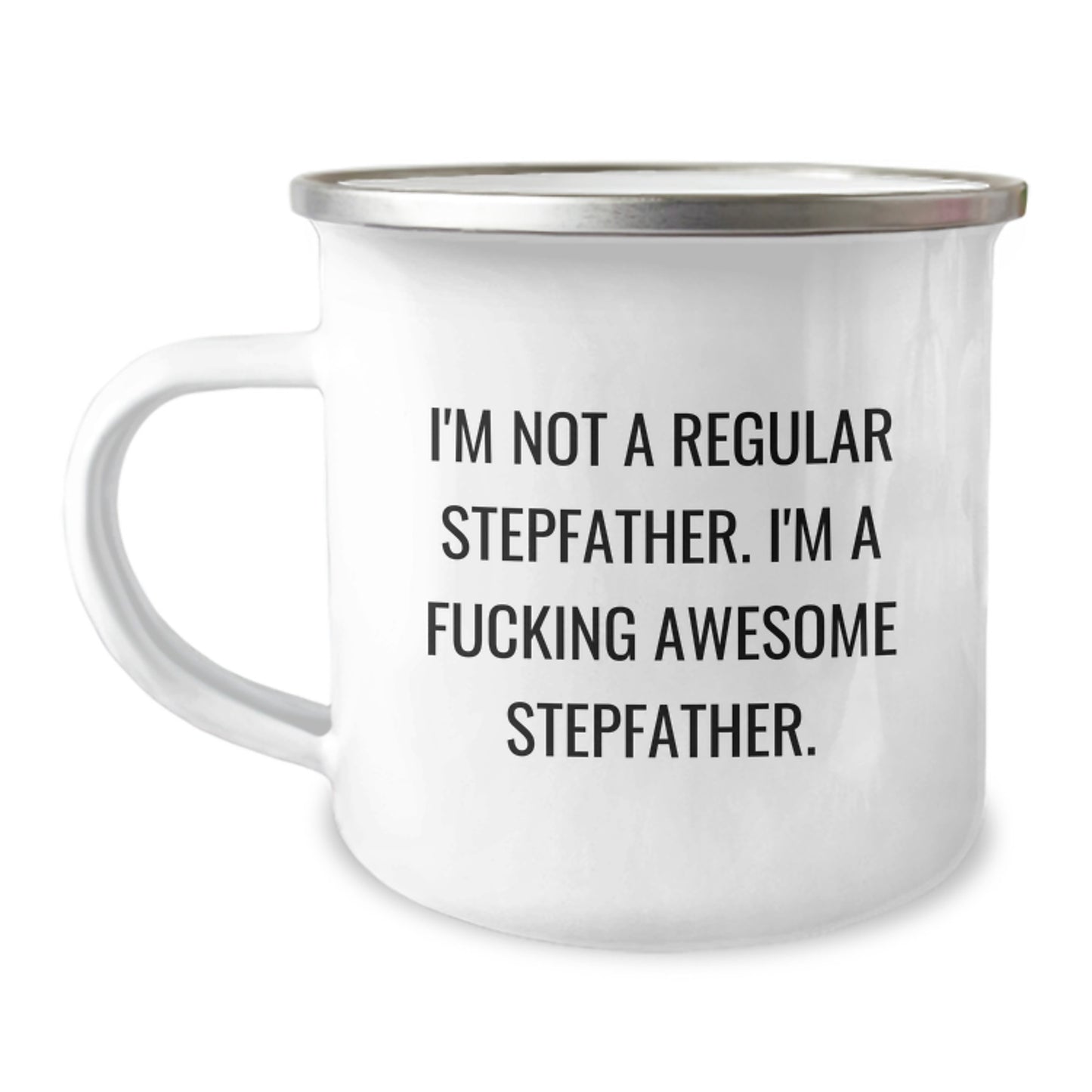 Funny Stepfather Gifts from Men for Awesome Stepfathers, Unique Christmas Unique Gifts for Stepfather Camping Mug,
    Camping Mug for Stepfather with Inspirational Quote - Image 1