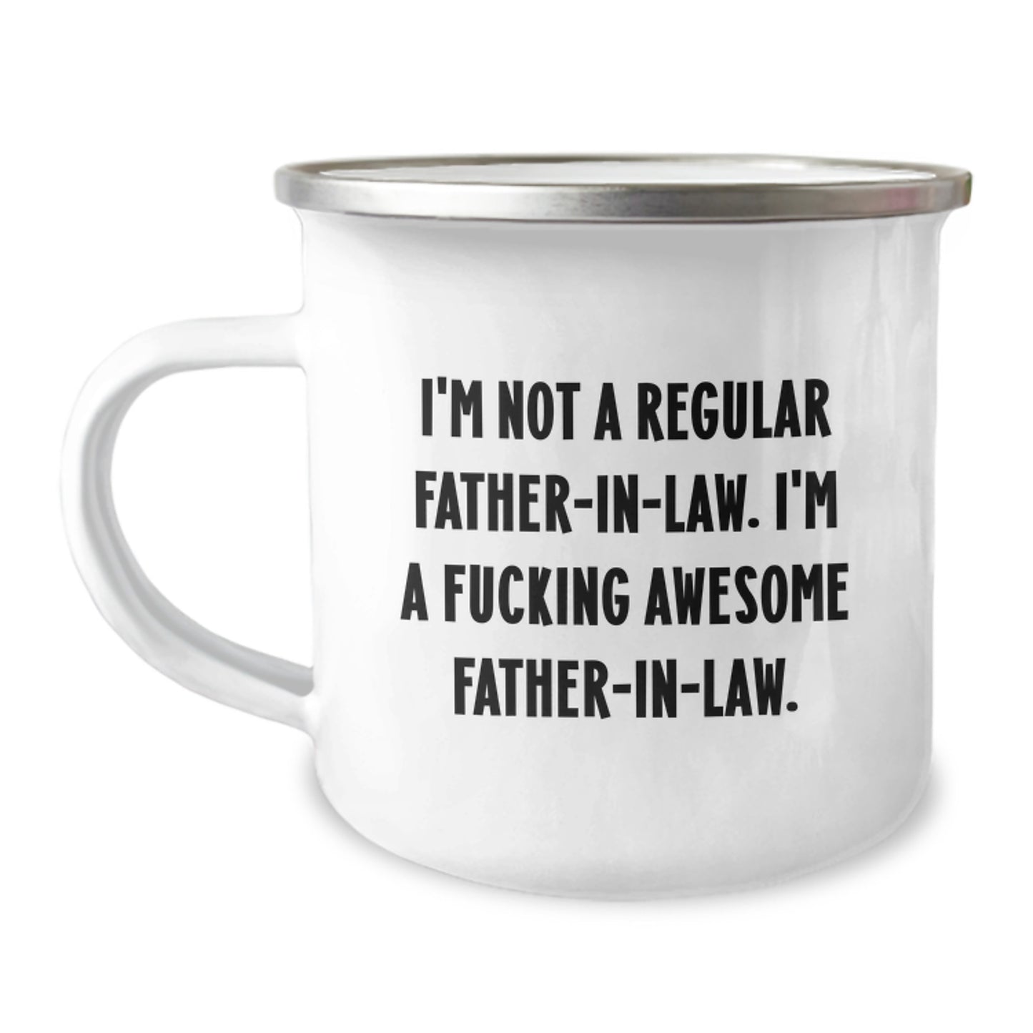 Funny Father-in-law Quotes Gifts for Father-in-law - Camping Mug, Awesome Father-in-law Mugs for Dad, Gifts from Family, Unique Christmas Unique Gifts - Image 1