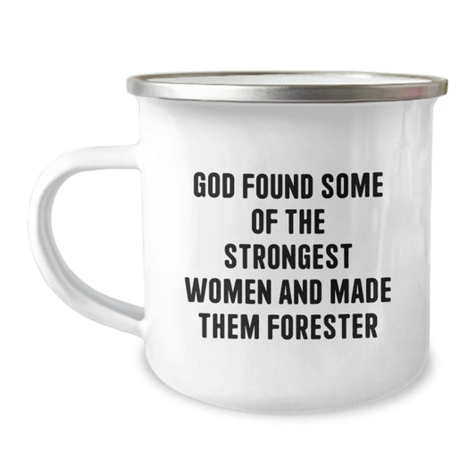 Funny Forester Gifts from Men - Inspirational Camping Mug for Women Graduation Unique Gifts - Image 1
