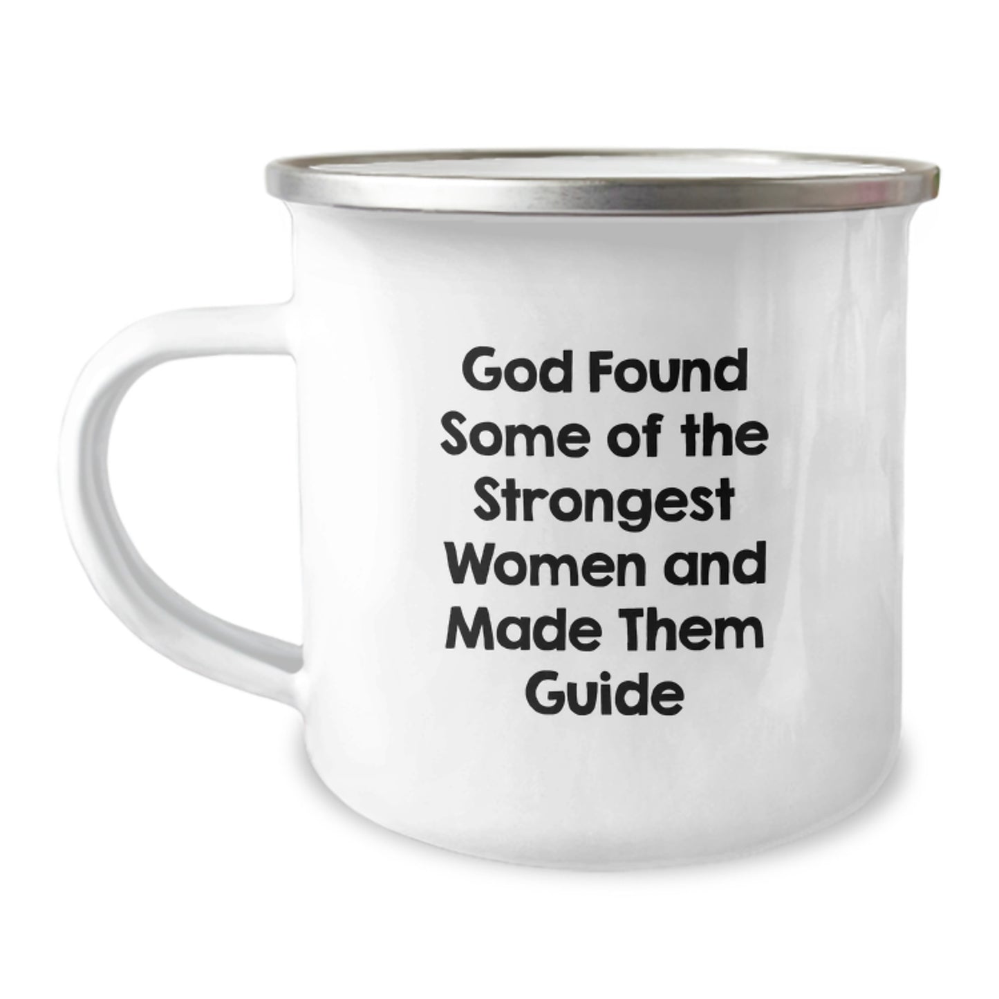 Funny Guide Gifts for Strong Women, God Made Them Guide, Camping Mug for Graduation, Gifts from Friends, Gifts for Guide - Image 1