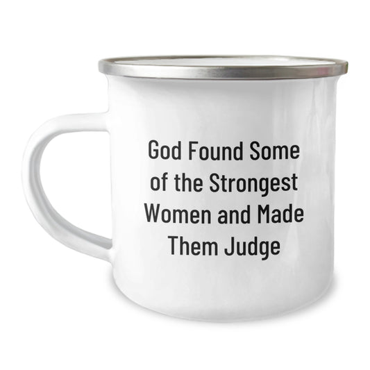 Funny Judge Quote Gifts for Men - God Made Them Strong - Christmas Unique Judge Gifts from Friends - Image 1
